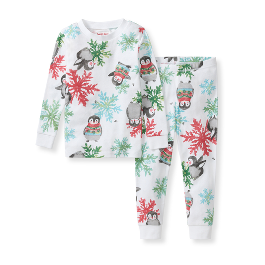 ORGANIC COTTON PAJAMAS - COZY PENGUINS - 2 PIEZAS