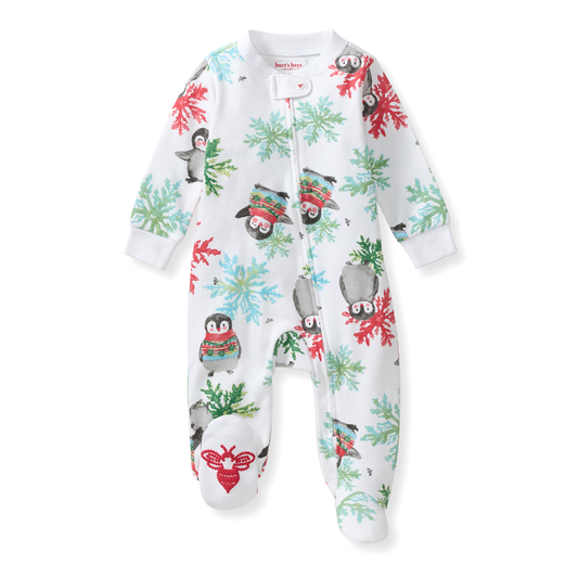 ORGANIC COTTON PAJAMAS - COZY PENGUINS - 1 PIEZA