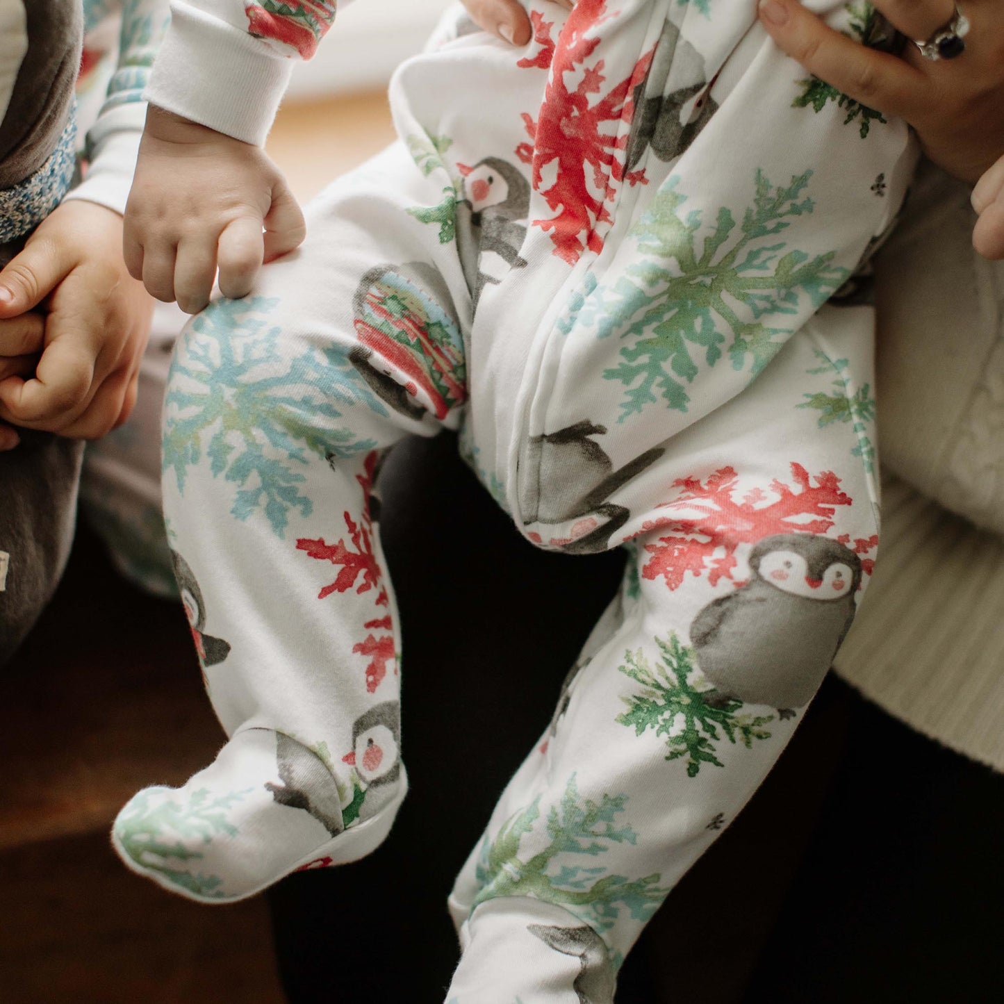 ORGANIC COTTON PAJAMAS - COZY PENGUINS - 2 PIEZAS