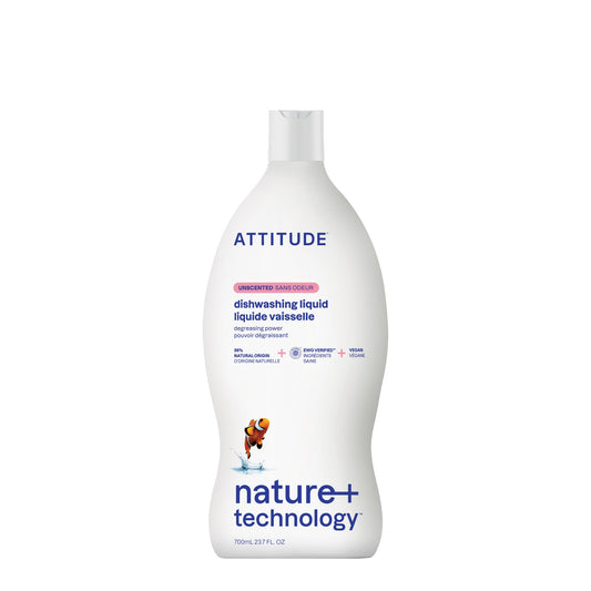 DISHWASHING LIQUID NATURE+ UNSCENTED