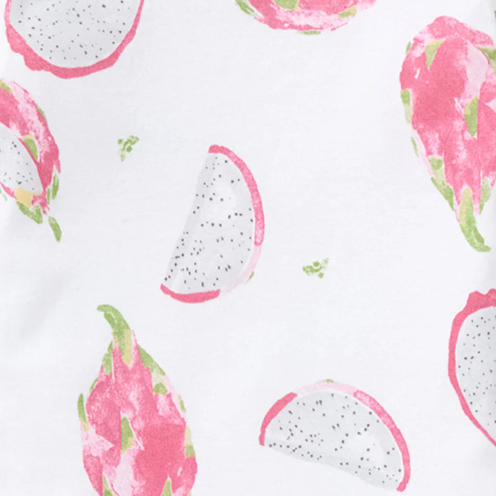 ORGANIC COTTON PAJAMAS - DRAGON FRUIT - 2 PIEZAS