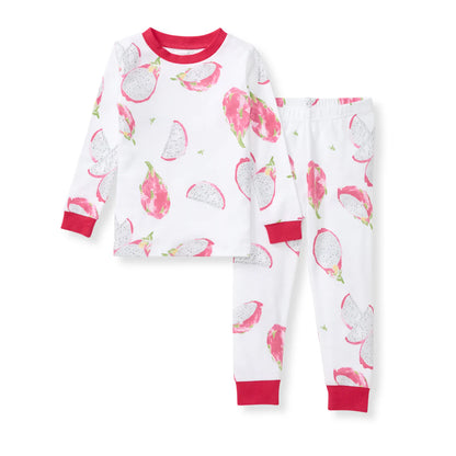 ORGANIC COTTON PAJAMAS - DRAGON FRUIT - 2 PIEZAS