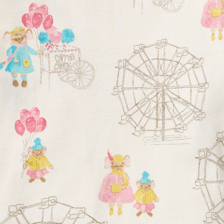 ORGANIC COTTON PAJAMAS - FALL CARNIVAL - 1 PIEZA