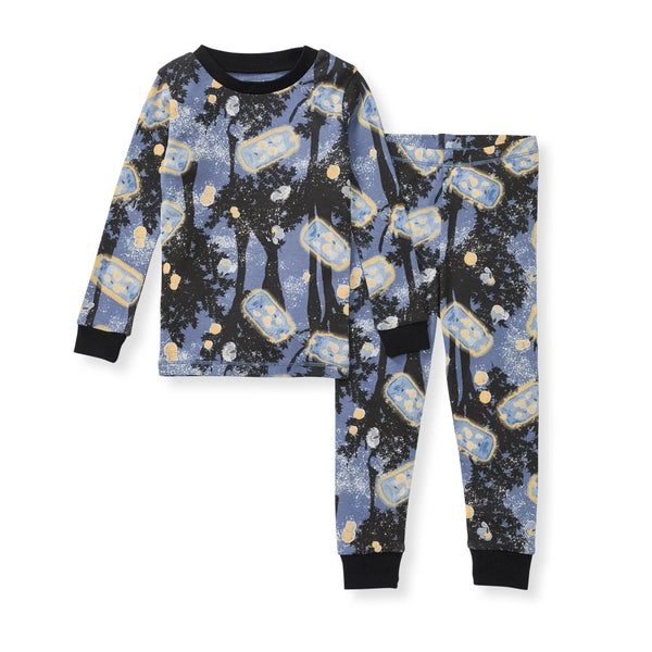 ORGANIC COTTON PAJAMAS - FIREFLY MAGIC - 2 PIEZAS