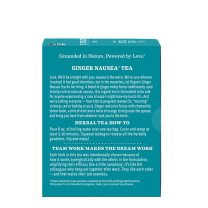 ORGANIC GINGER NAUSEA TEA