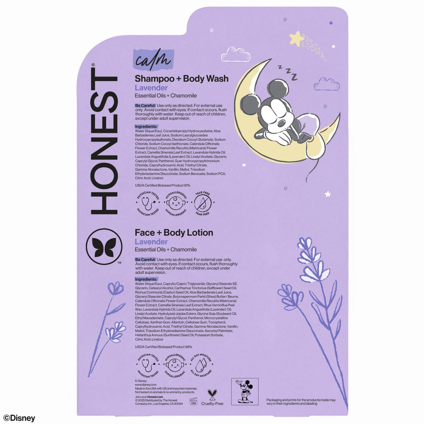 DISNEY SHAMPOO + LOTION DUO - CALM