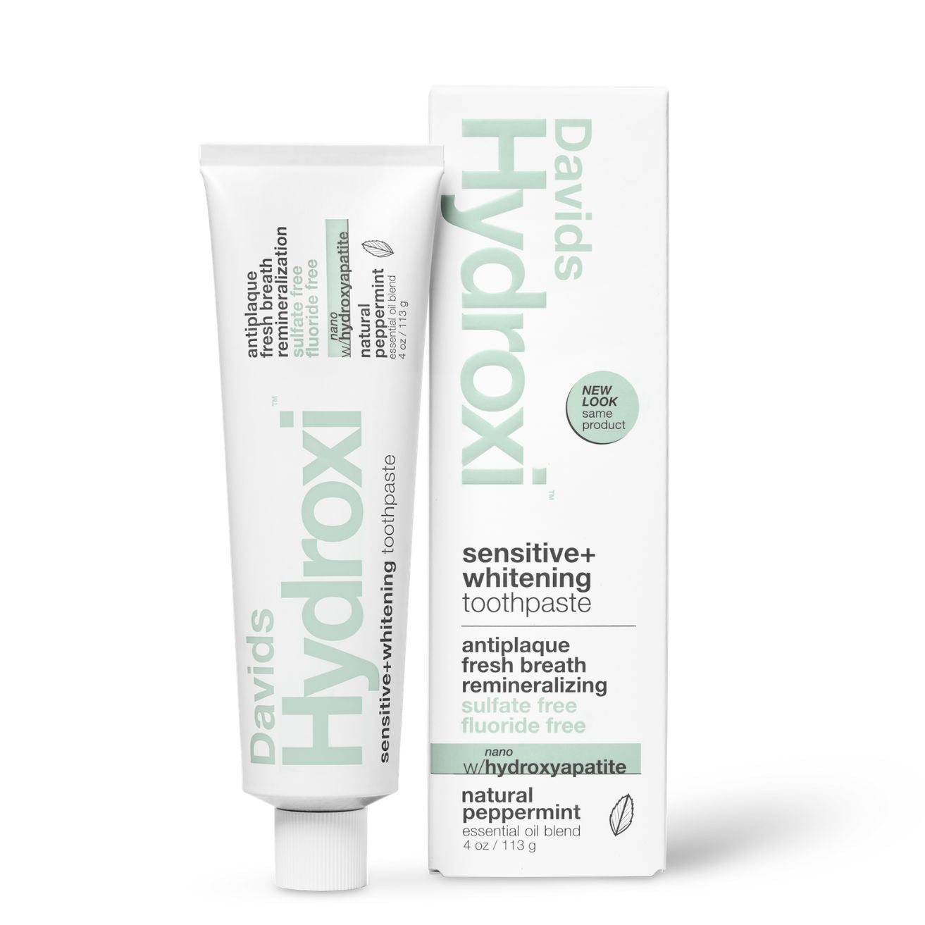 SENSITIVE+WHITENING PREMIUM NANO-HA TOOTHPASTE - NATURAL PEPPERMINT