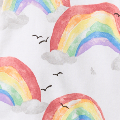 ORGANIC COTTON PAJAMAS - HAPPY RAINBOW - 1 PIEZA