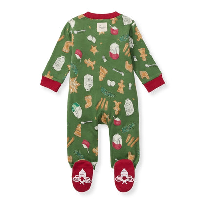 ORGANIC COTTON PAJAMAS - HOLIDAY COOKIES - 1 PIEZA
