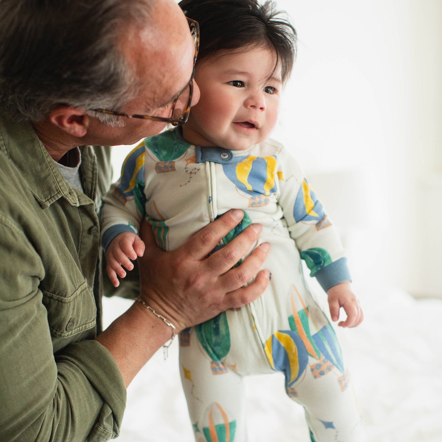 ORGANIC COTTON PAJAMAS - HOT AIR BALLOON FESTIVAL - 1 PIEZA