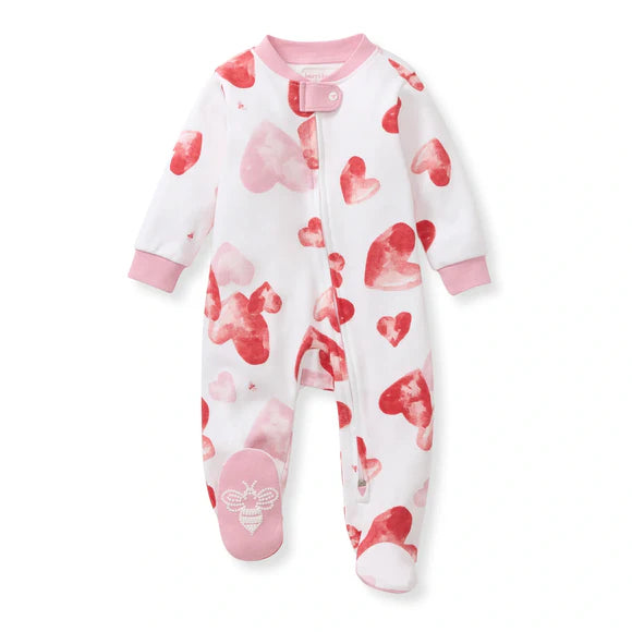 ORGANIC COTTON PAJAMAS - I HEART YOU - 1 PIEZA