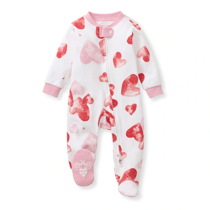 ORGANIC COTTON PAJAMAS - I HEART YOU - 1 PIEZA