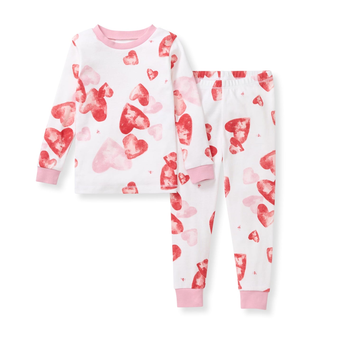 ORGANIC COTTON PAJAMAS - I HEART YOU - 2 PIEZAS