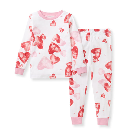 ORGANIC COTTON PAJAMAS - I HEART YOU - 2 PIEZAS