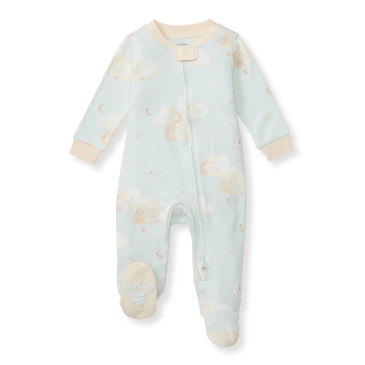 ORGANIC COTTON PAJAMAS - GOOD NIGHT SKY - ICE FLOW - 1 PIEZA