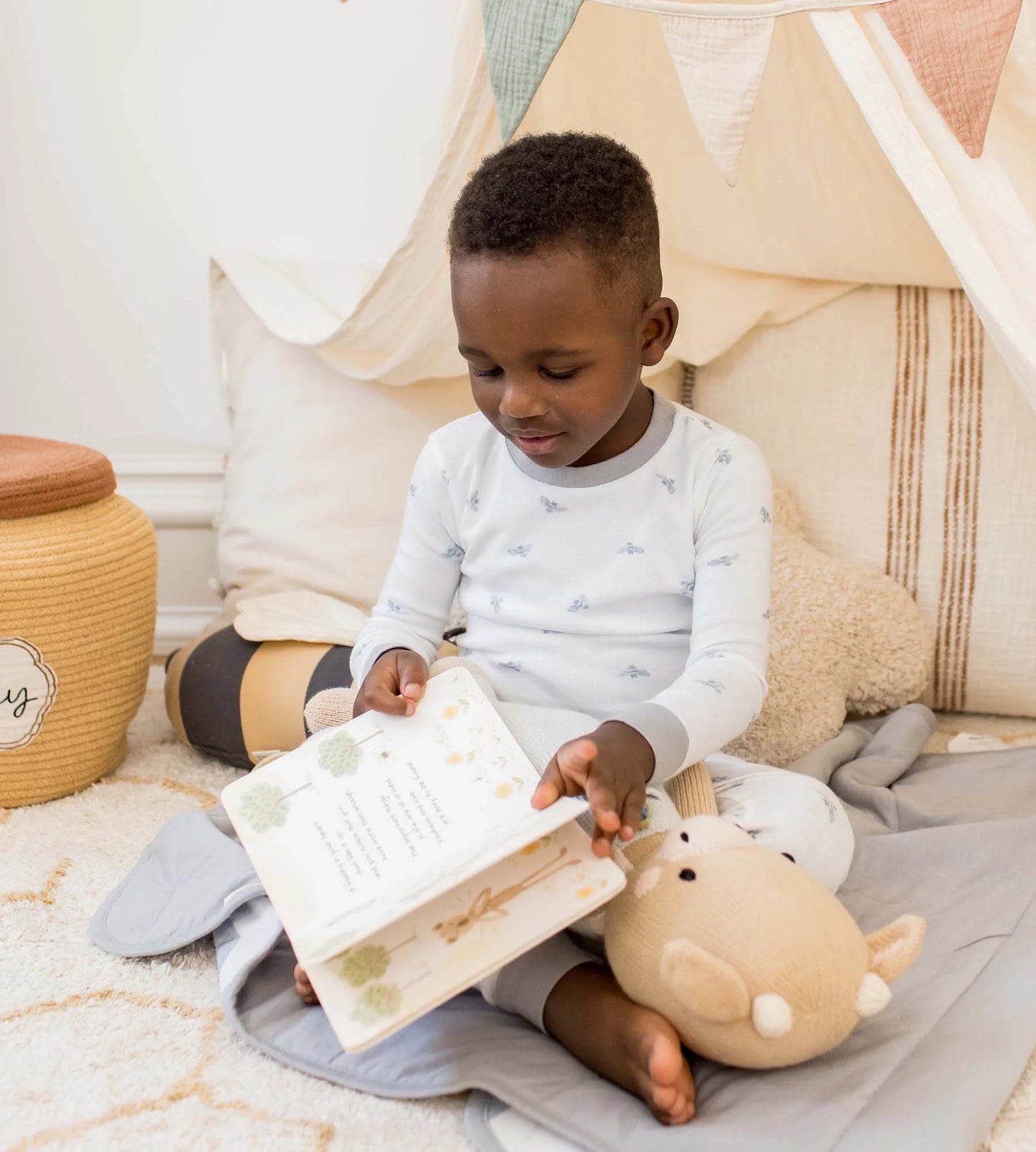 ORGANIC COTTON PAJAMAS - QUARRY BEE - 2 PIEZAS