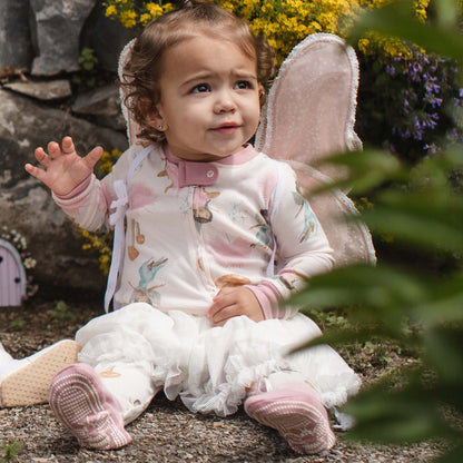 ORGANIC COTTON PAJAMAS - FAIRY GARDEN - 1 PIEZA