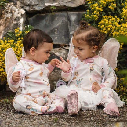 ORGANIC COTTON PAJAMAS - FAIRY GARDEN - 1 PIEZA