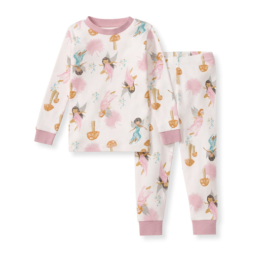 ORGANIC COTTON PAJAMAS - FAIRY GARDEN - 2 PIEZAS