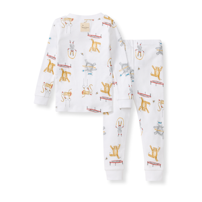 ORGANIC COTTON PAJAMAS - JUNGLE GYM - 2 PIEZAS