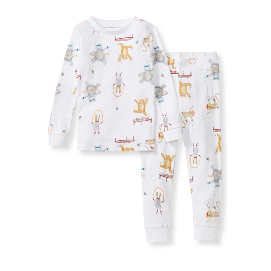 ORGANIC COTTON PAJAMAS - JUNGLE GYM - 2 PIEZAS