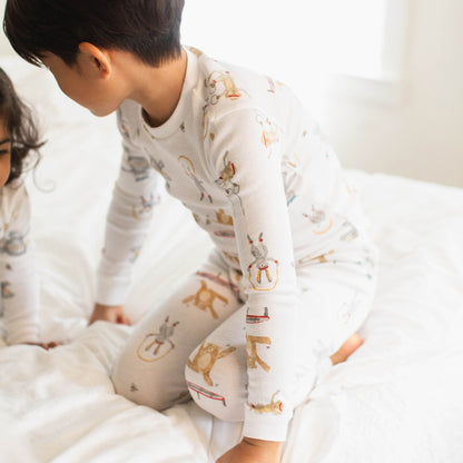 ORGANIC COTTON PAJAMAS - JUNGLE GYM - 2 PIEZAS