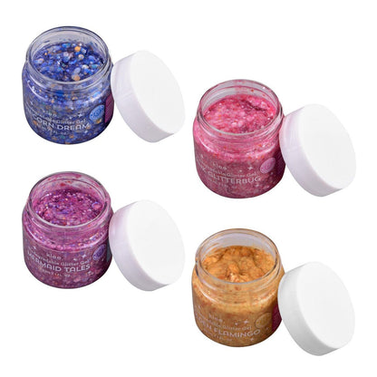 BIODEGRADABLE GLITTER GEL- GOLDEN FLAMINGO