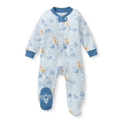 ORGANIC COTTON PAJAMAS -  SURFER PUPS - 1 PIEZA