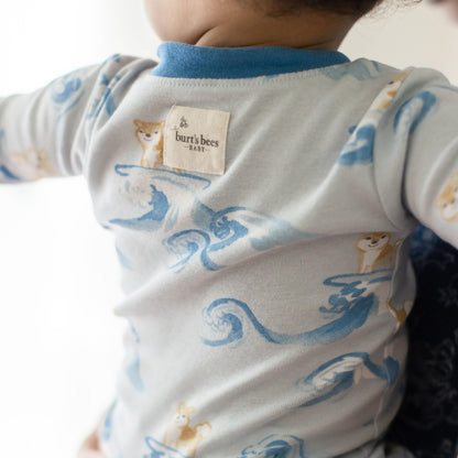 ORGANIC COTTON PAJAMAS -  SURFER PUPS - 1 PIEZA