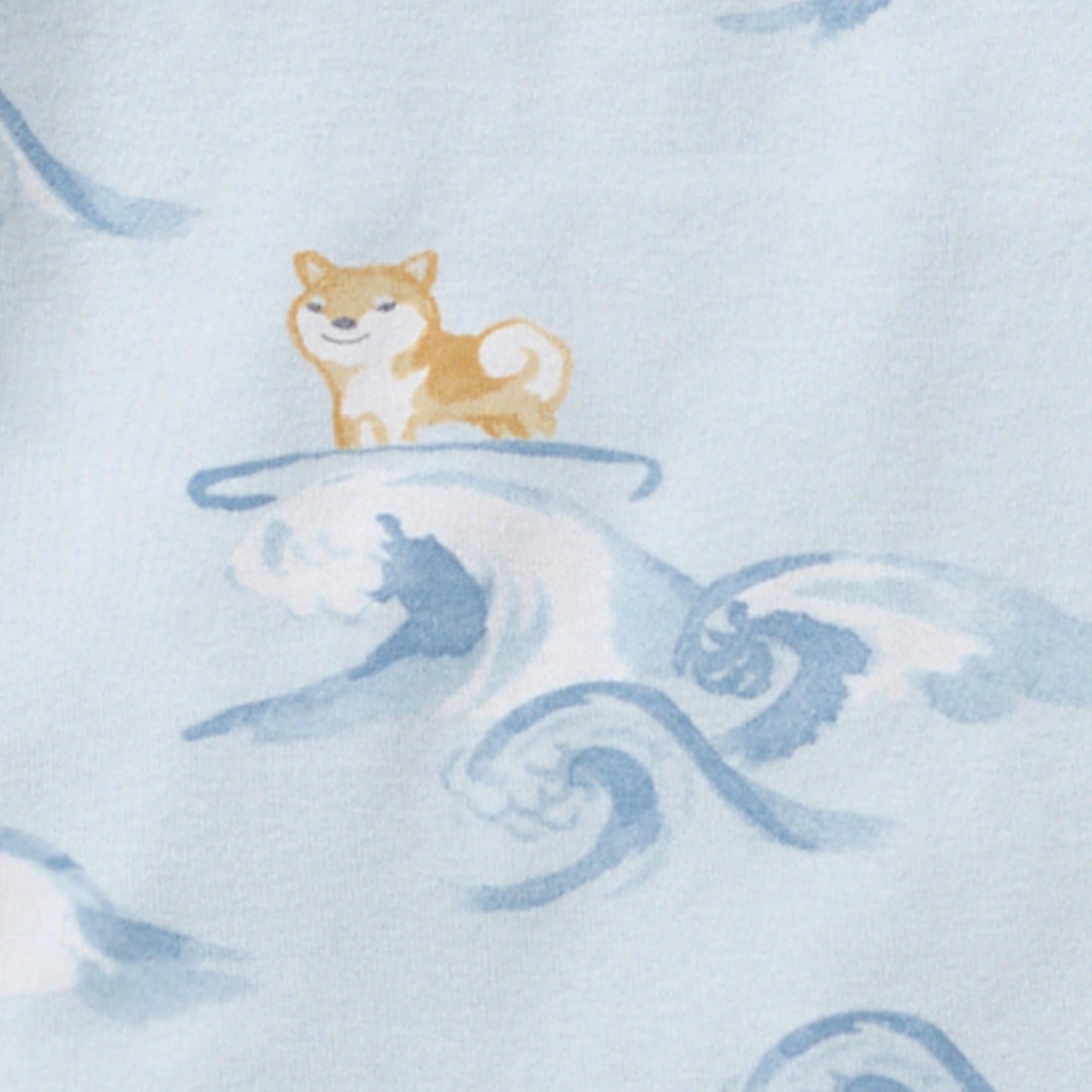 ORGANIC COTTON PAJAMAS -  SURFER PUPS - 1 PIEZA