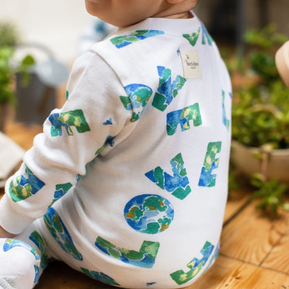 ORGANIC COTTON PAJAMAS - EARTH LOVE - 2 PIEZAS
