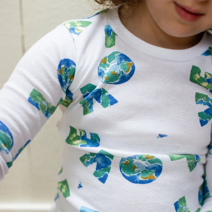 ORGANIC COTTON PAJAMAS - EARTH LOVE - 2 PIEZAS
