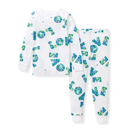 ORGANIC COTTON PAJAMAS - EARTH LOVE - 2 PIEZAS