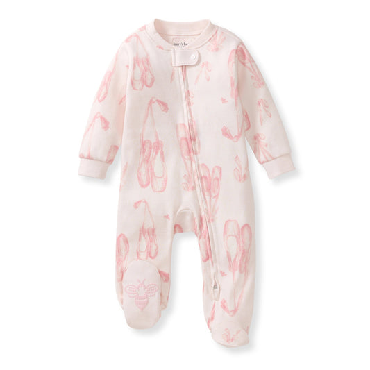 ORGANIC COTTON PAJAMAS - BALLET SLIPPERS - 1 PIEZA