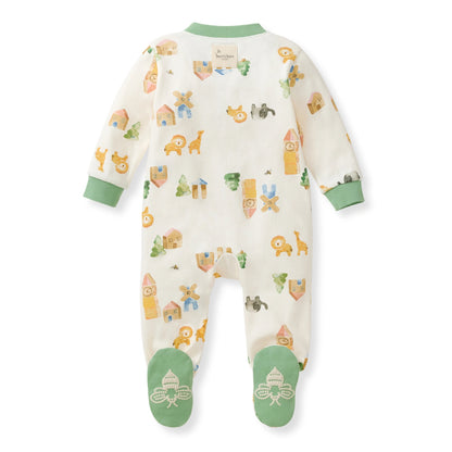 ORGANIC COTTON PAJAMAS - BLOCK VILLAGE - 1 PIEZA