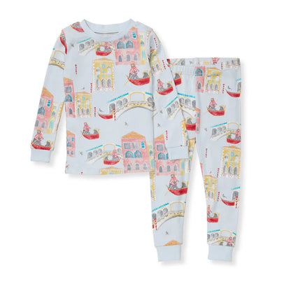 ORGANIC COTTON PAJAMAS - ON THE GONDOLA - 2 PIEZAS