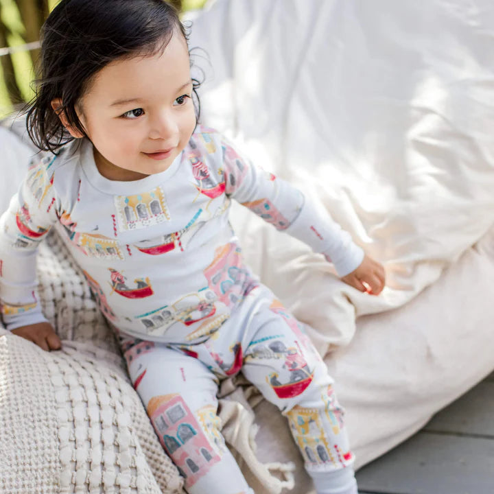 ORGANIC COTTON PAJAMAS - ON THE GONDOLA - 2 PIEZAS