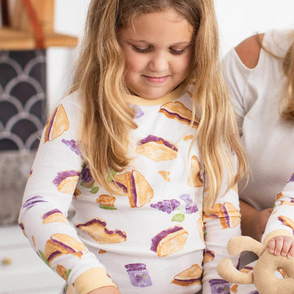 ORGANIC COTTON PAJAMAS - PB & J - 2 PIEZAS