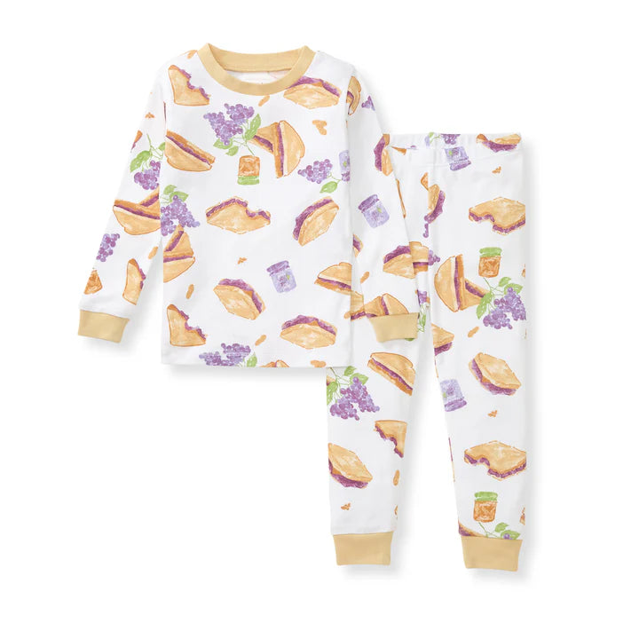 ORGANIC COTTON PAJAMAS - PB & J - 2 PIEZAS