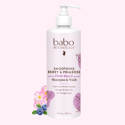 SMOOTHING BERRY & PRIMROSE SHAMPOO & WASH