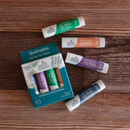 4-PACK NATURAL LIP BALM