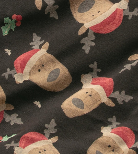 ORGANIC COTTON PAJAMAS - JOLLY REINDEER - 2 PIEZAS