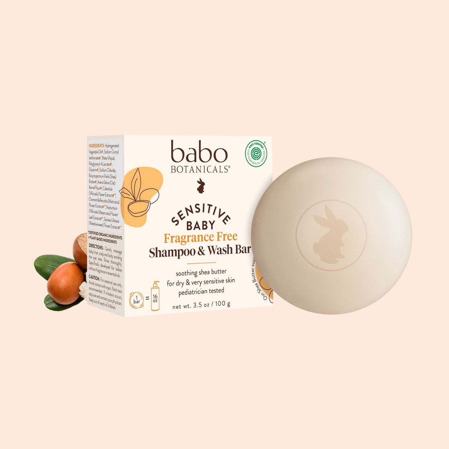 SENSITIVE BABY SHAMPOO & WASH BAR