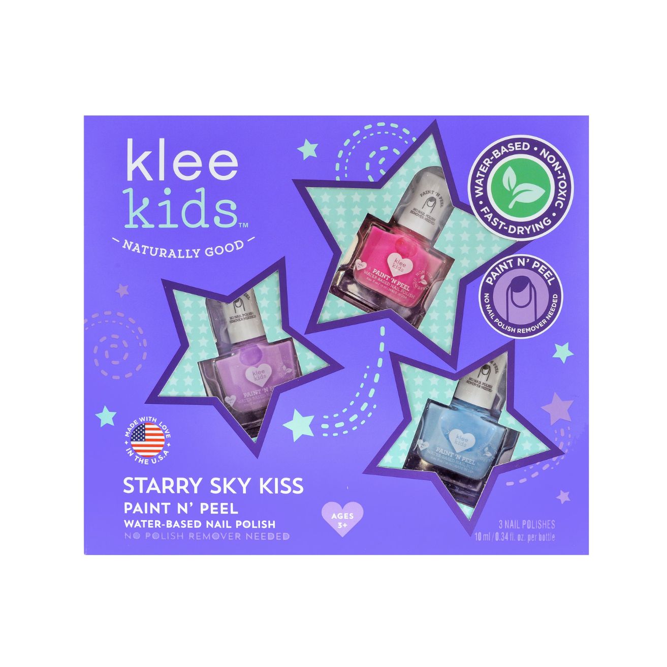 STARRY SKY KISS - 3-PIECE NAIL POLISH SET