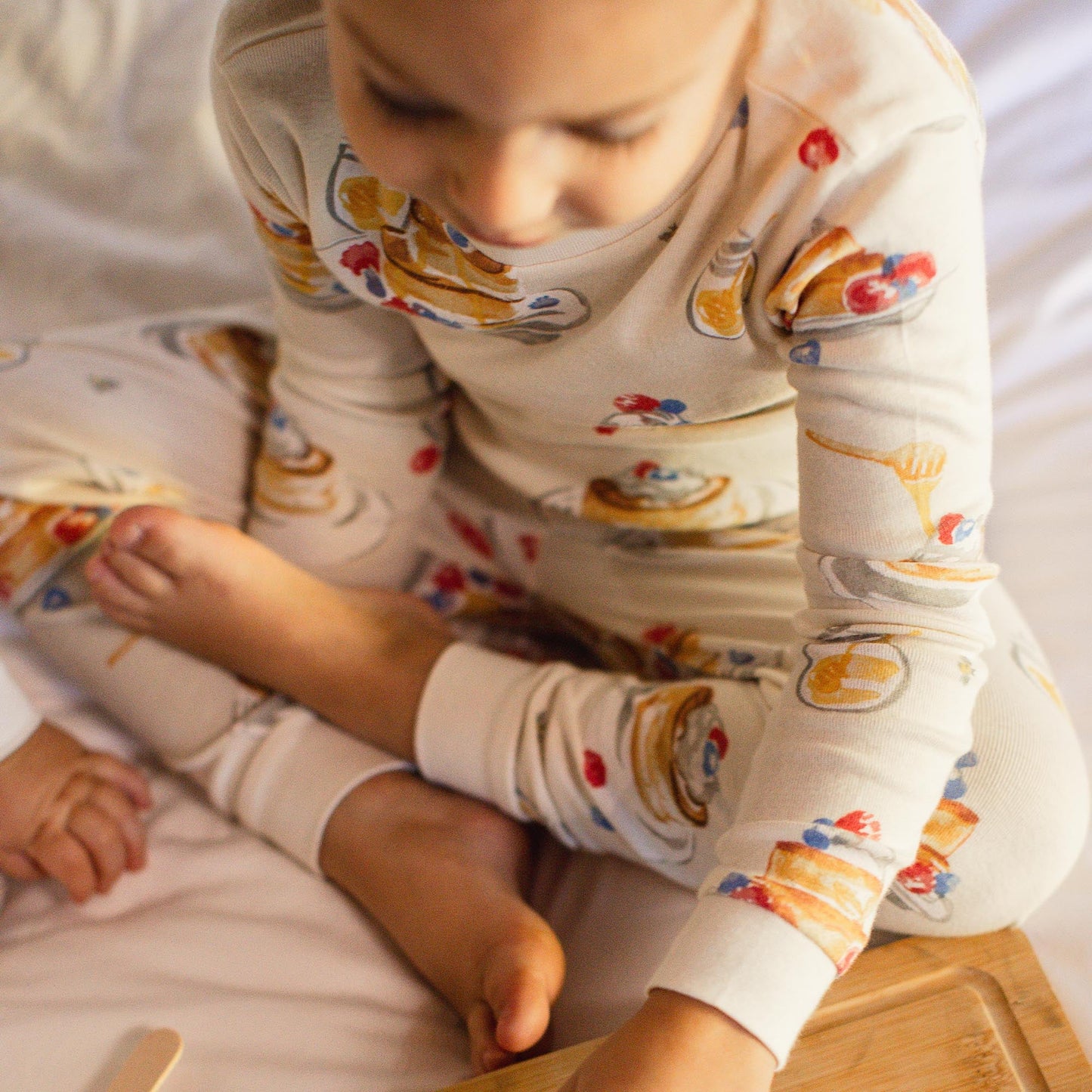 ORGANIC COTTON PAJAMAS - FLUFFY PANCAKES - 2 PIEZAS
