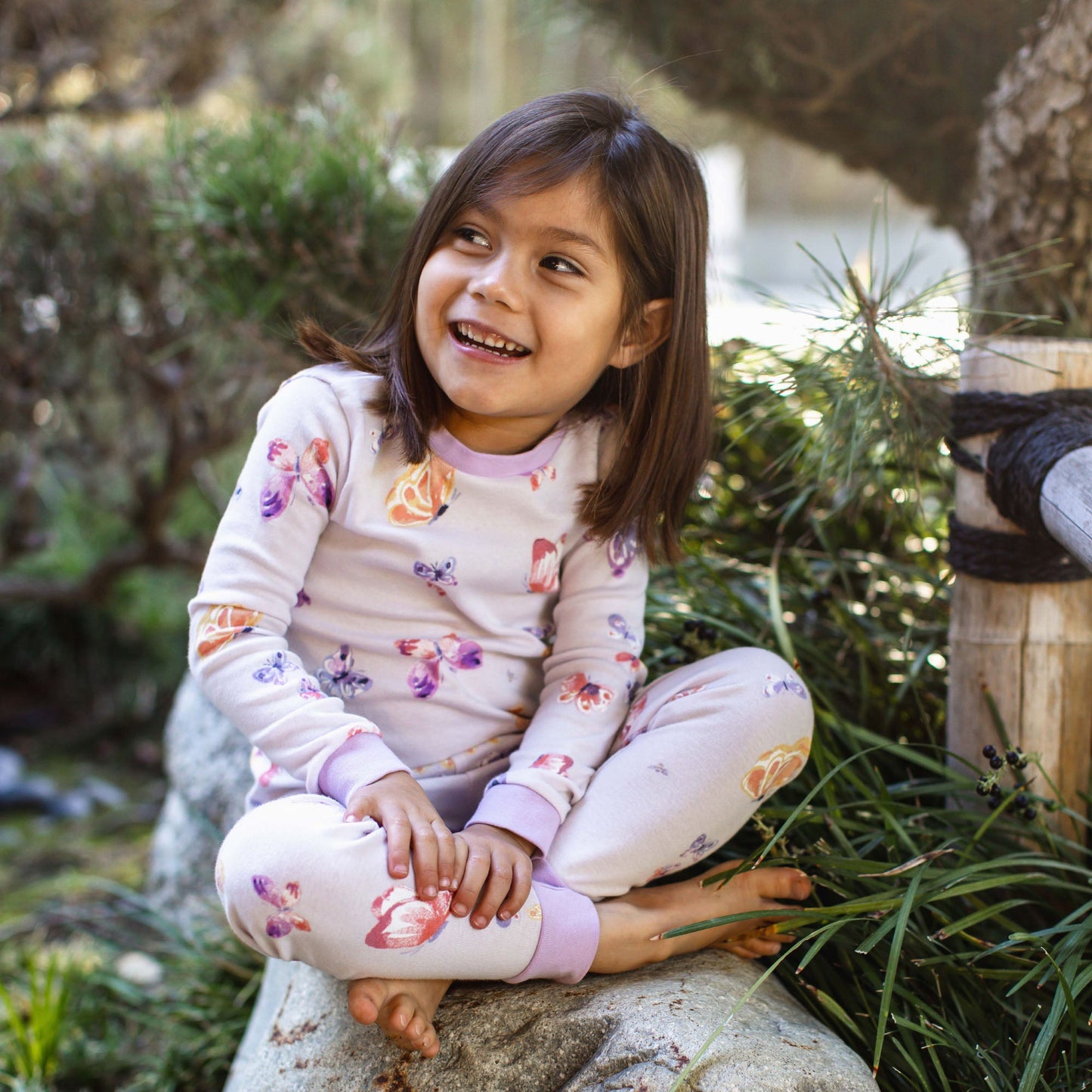 ORGANIC COTTON PAJAMAS - WINGS A FLUTTER - 2 PIEZAS