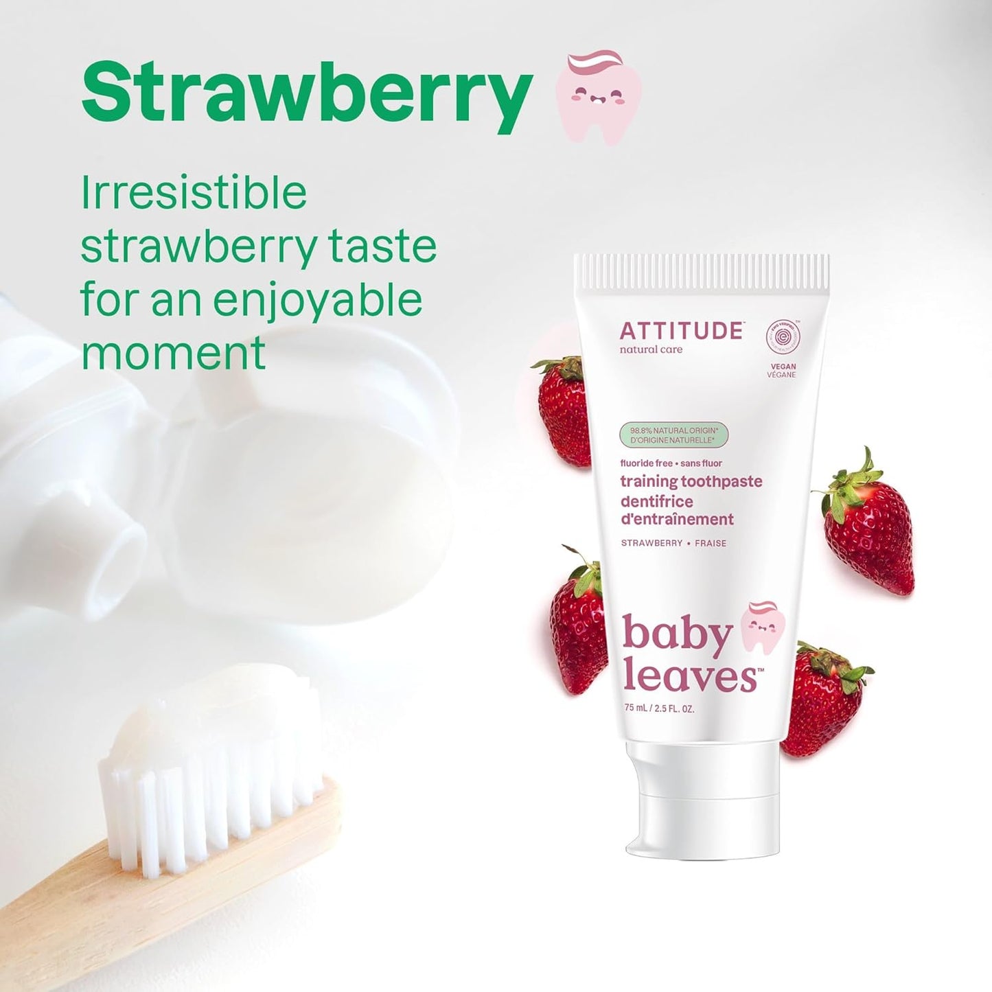 BABY FLUORIDE-FREE TRAINING TOOTHPASTE