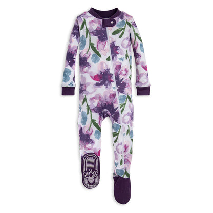 ORGANIC COTTON PAJAMAS - WATERCOLOR DAYLILY - 1 PIEZA