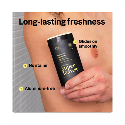 SUPER LEAVES MEN DEODORANT - AMBER & CITRUS