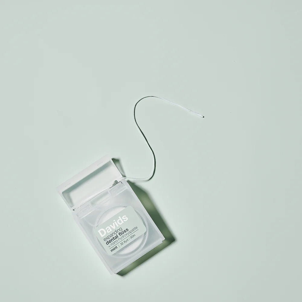 EXPANDING DENTAL FLOSS & REFILL WITH HYDROXYAPATITE - MINT
